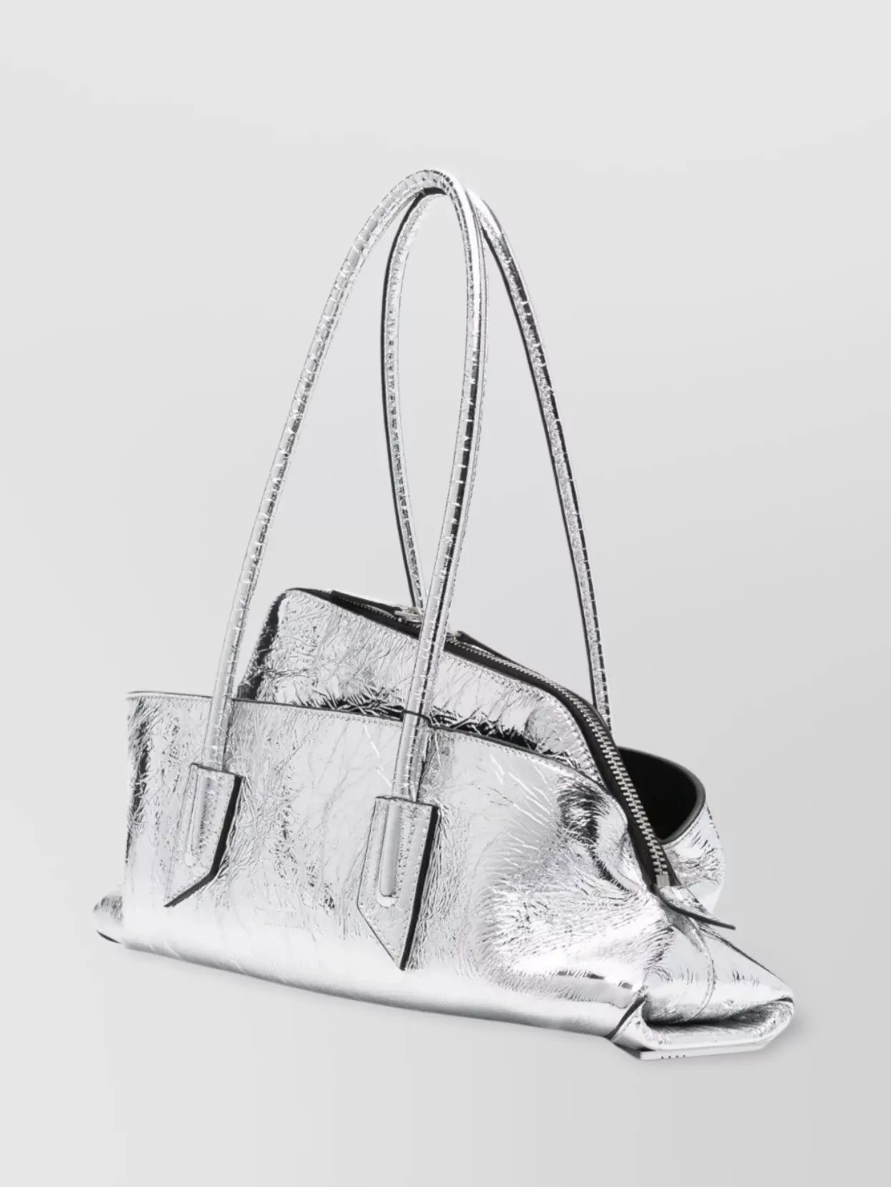 The Attico Small Round Handle Shoulder Bag