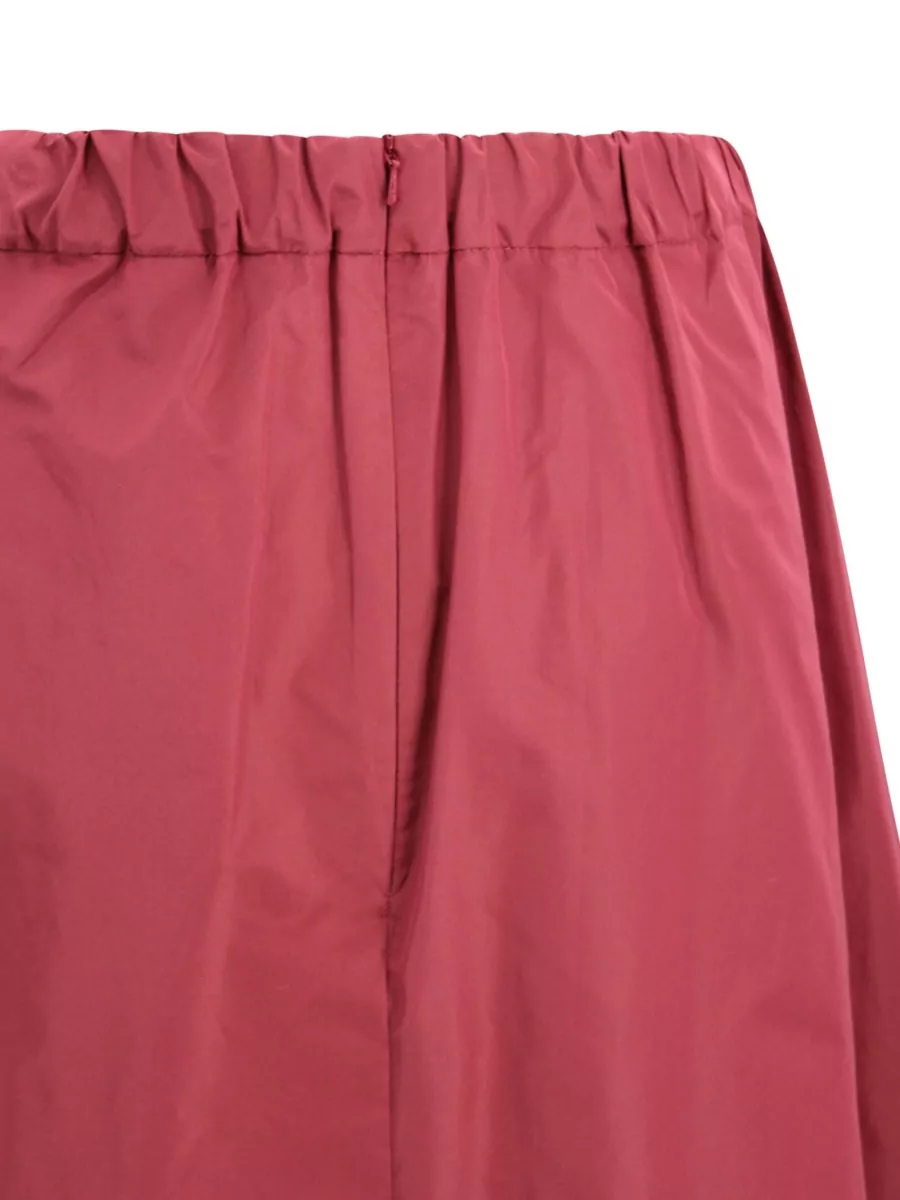Weekend Max Mara Pleated Taffeta Maxi Skirt