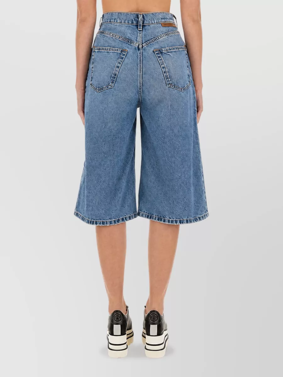 Stella Mccartney Denim Bermuda Shorts