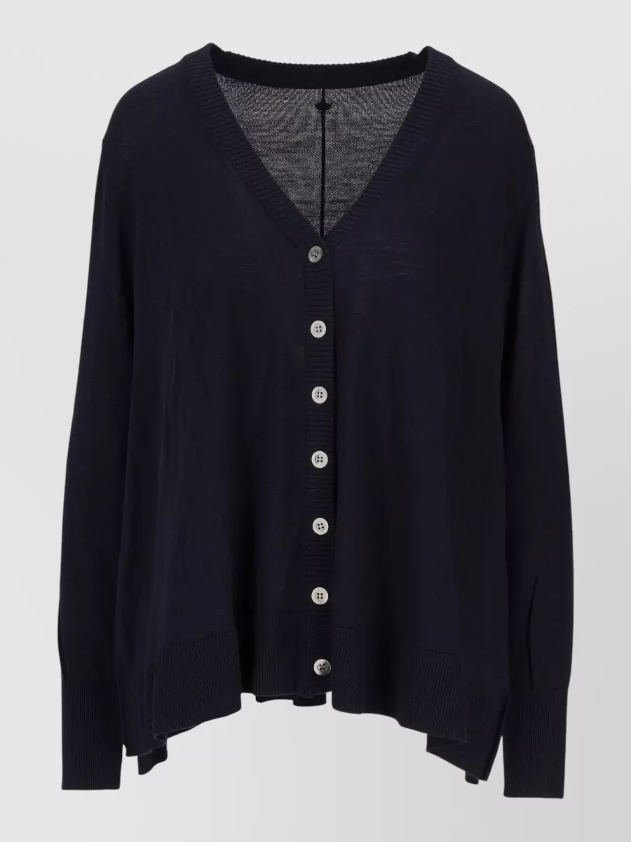 La Rose merino wool cardigan