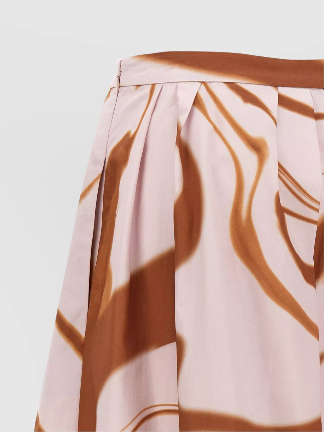 Dries Van Noten Printed Gathered Cotton Midi Skirt