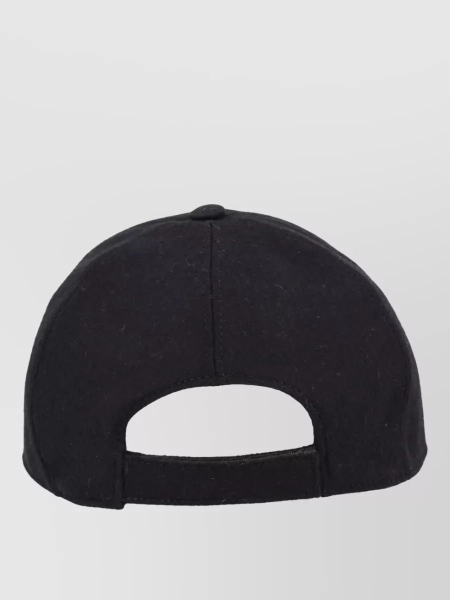 Fendi Wool Cashmere Baseball Cap