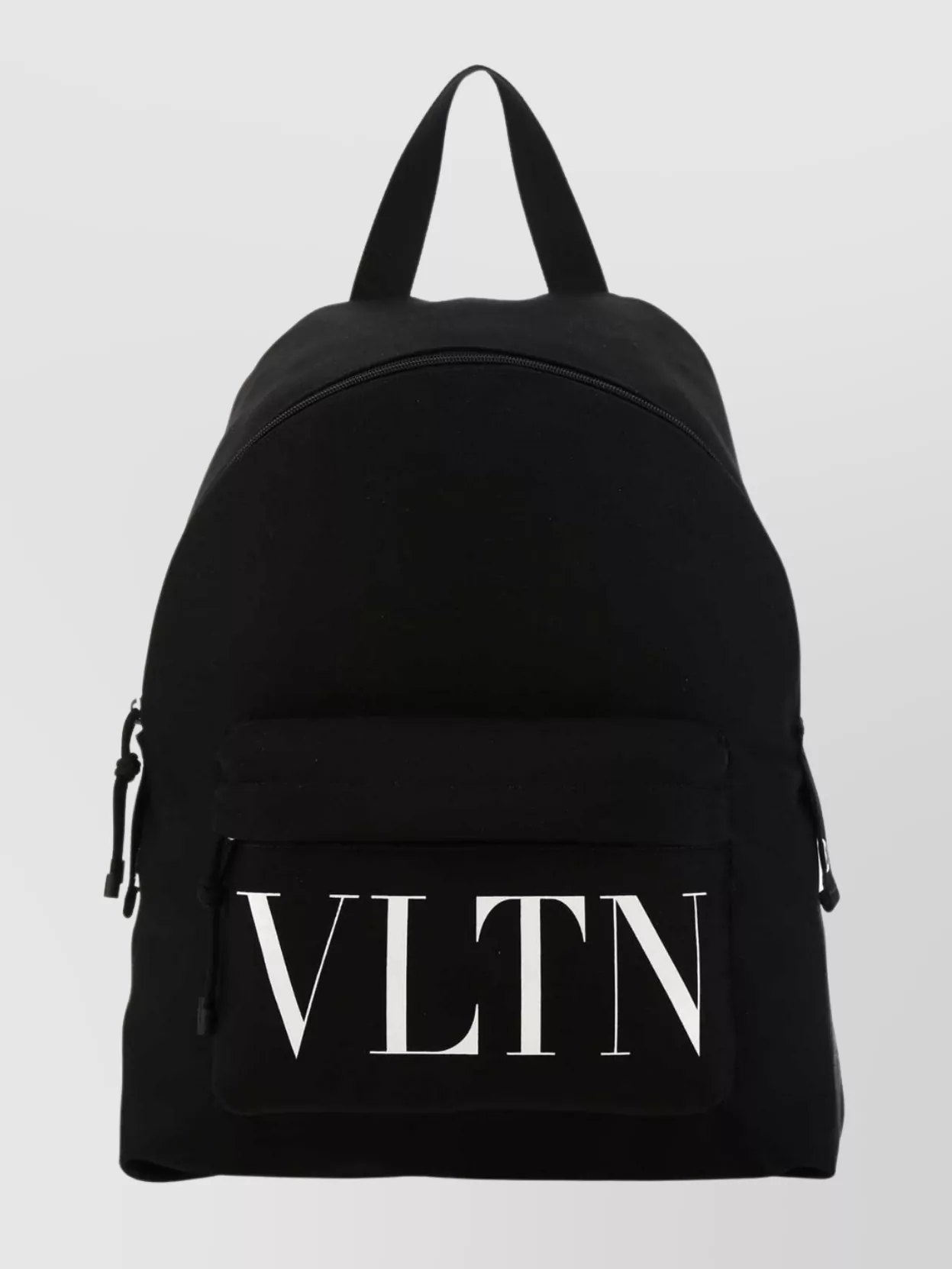 Shop Valentino Nylon Backpack With Front Pocket And Adjustable Straps
