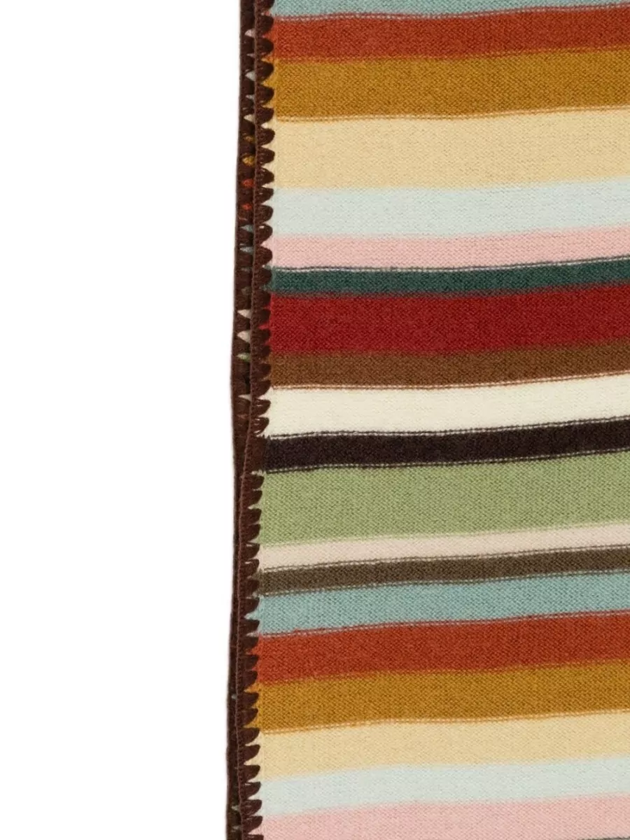 Paul Smith Striped Merino Wool Scarf