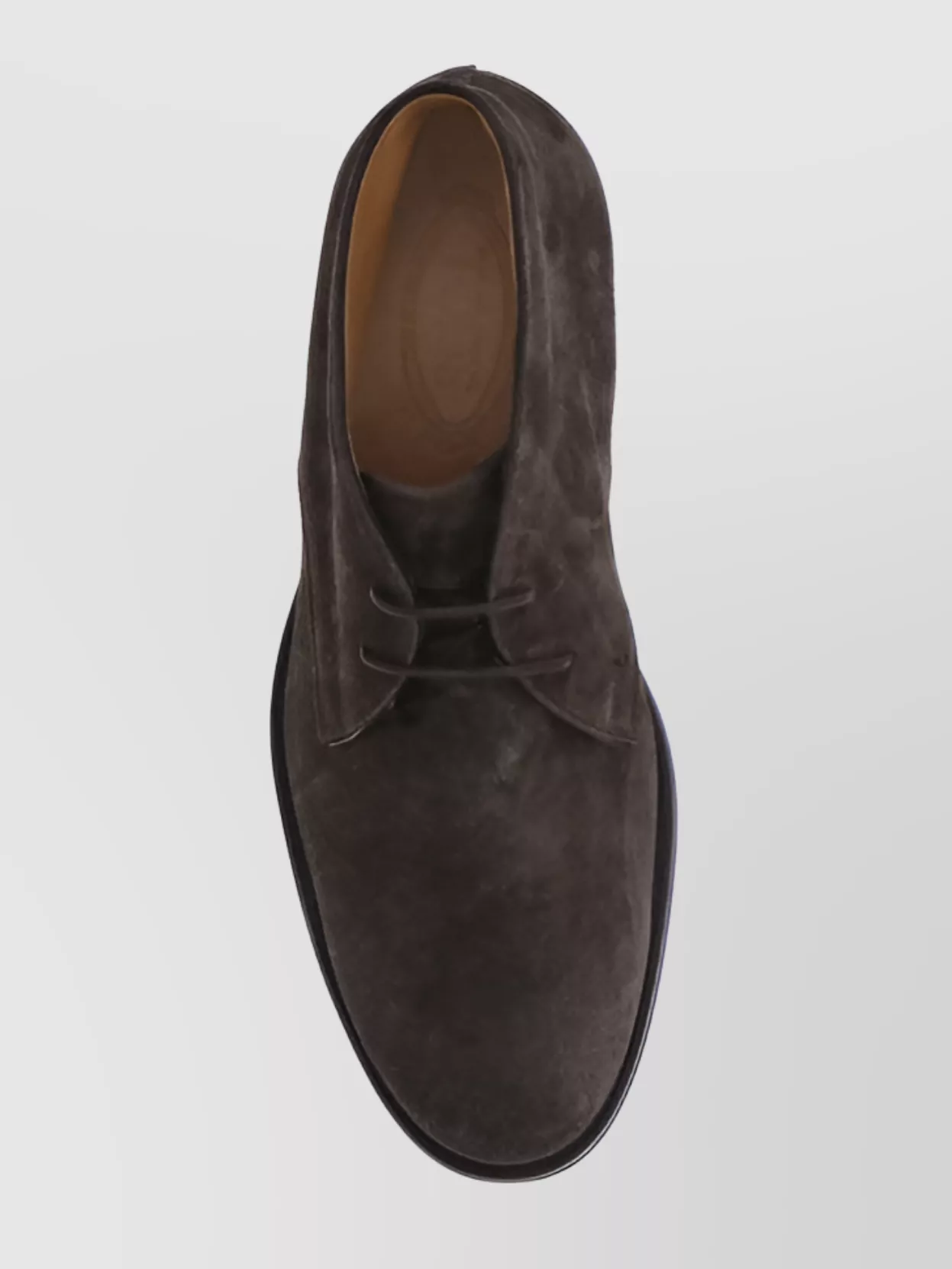Tod's Lace-Up Suede Boots Rubber Sole