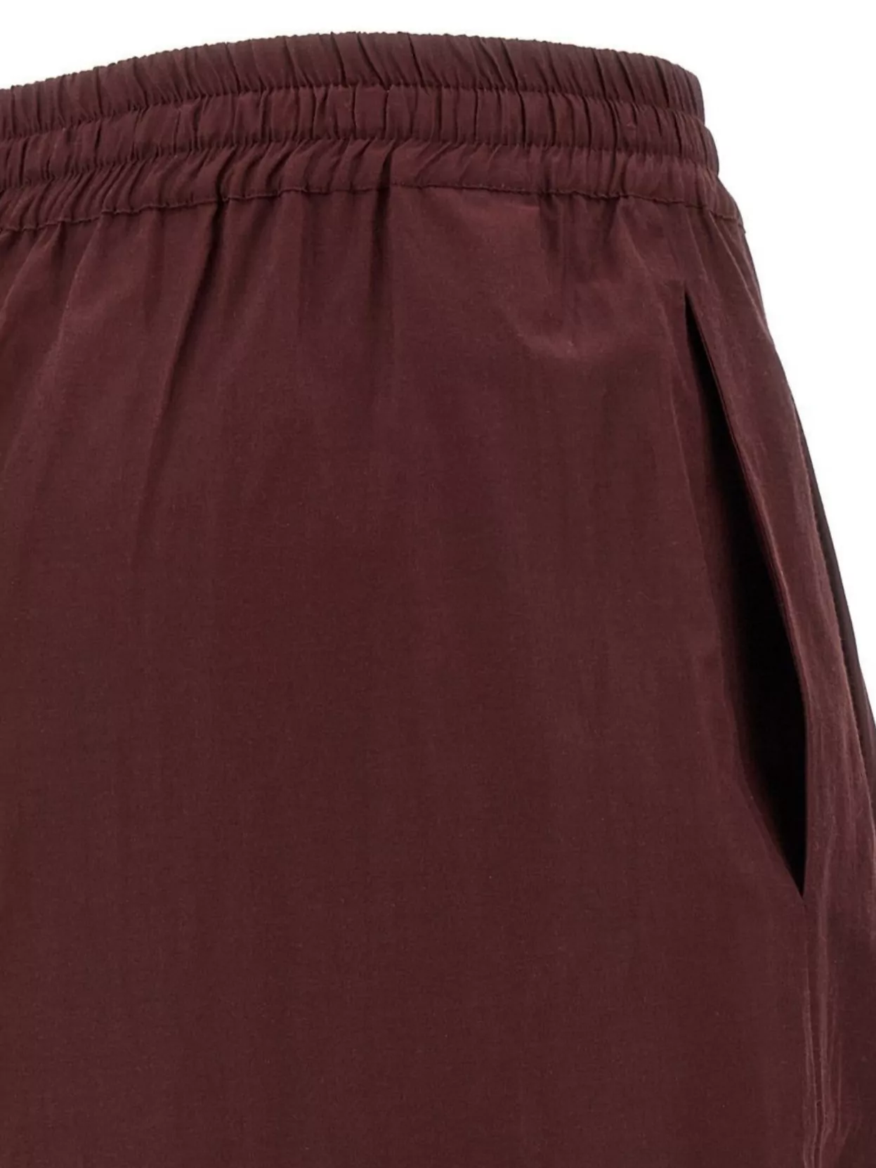 The Andamane Drawstring Waistband Pleated Taffeta Pants