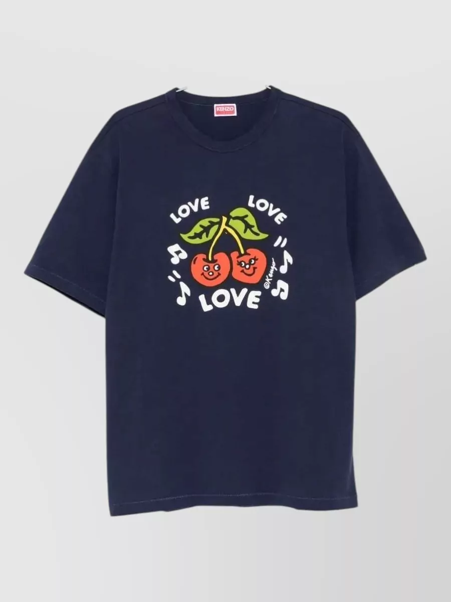 Kenzo Cotton printed crewneck t-shirt