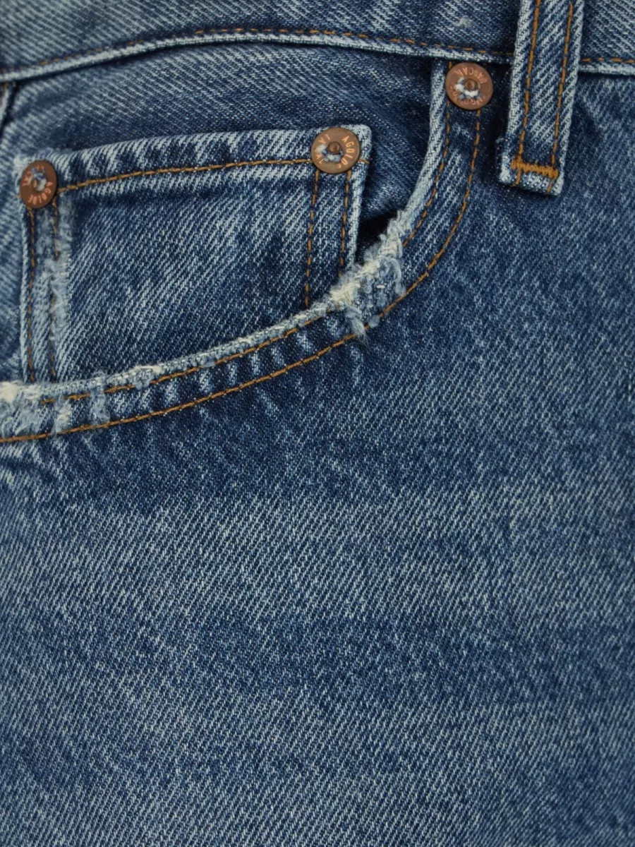 Agolde Denim Wide-Leg Trousers