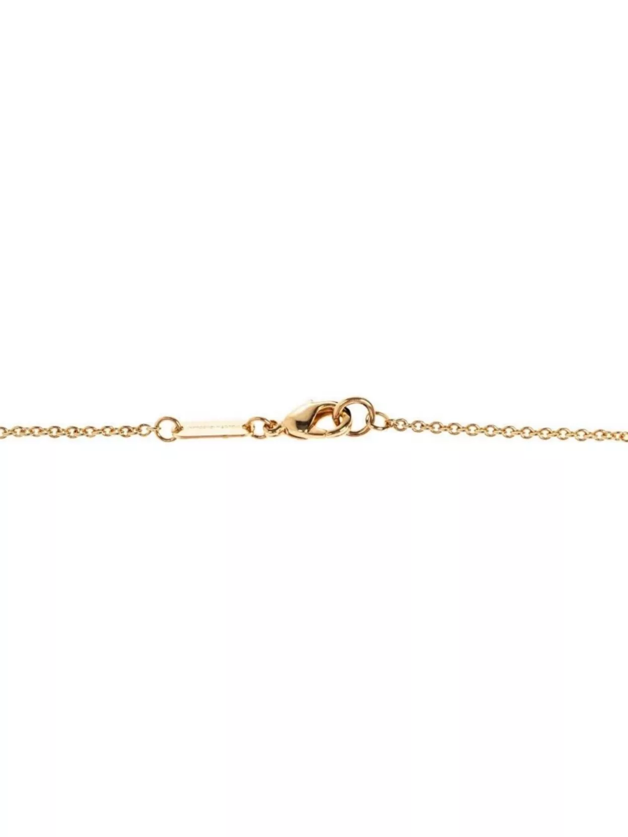 Dolce&Gabbana Heart Shaped Pendant Necklace Rhinestone Embellishments