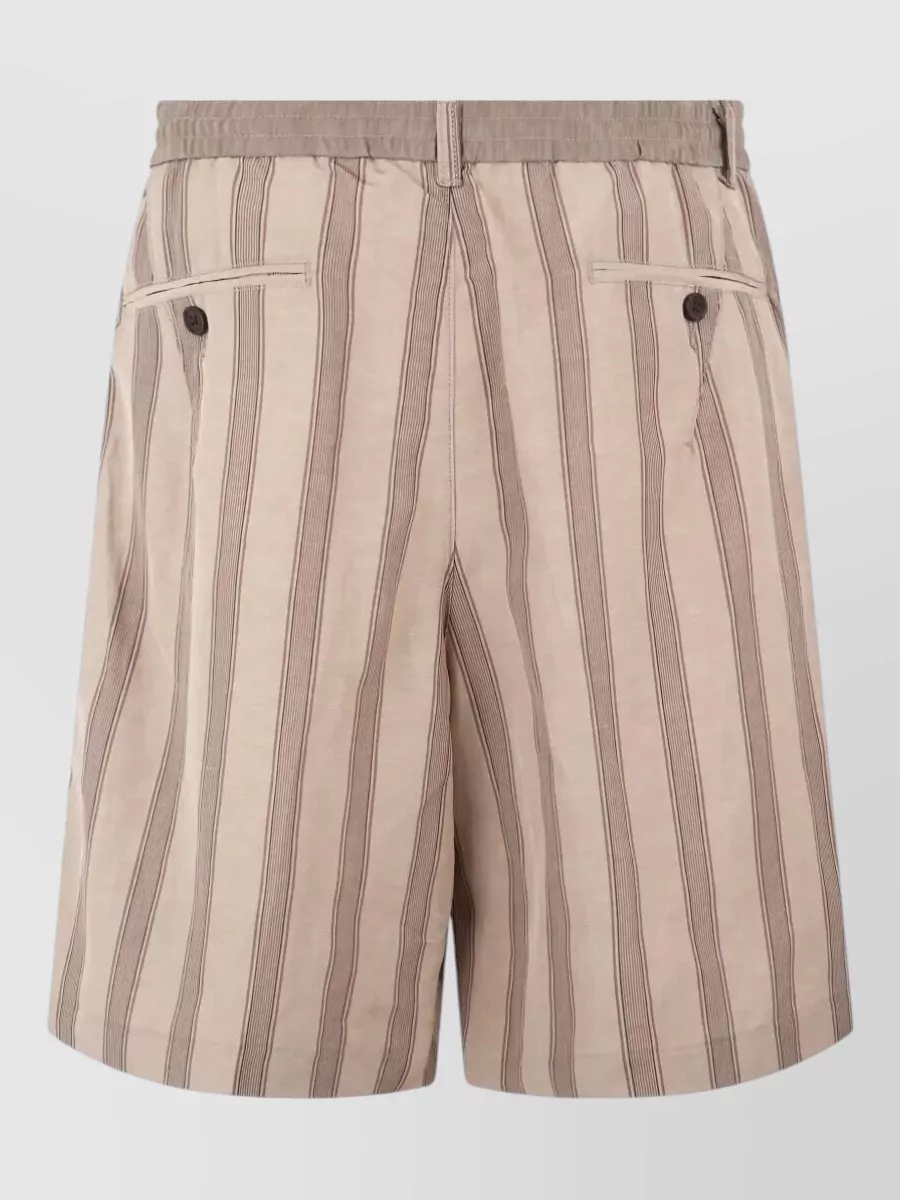 Emporio Armani Straight-Leg Bermuda Trousers