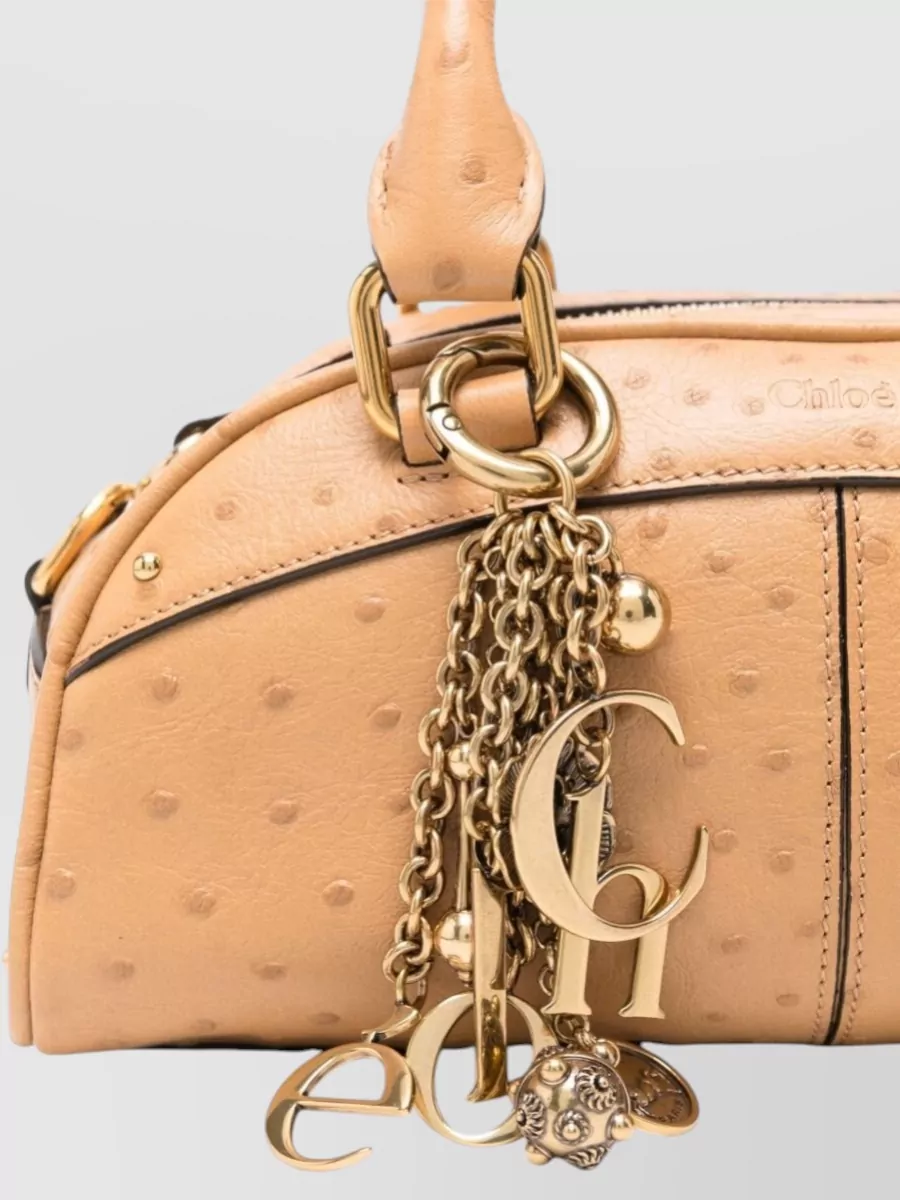 Chloé Shoulder Bag Top Handle Detachable Strap