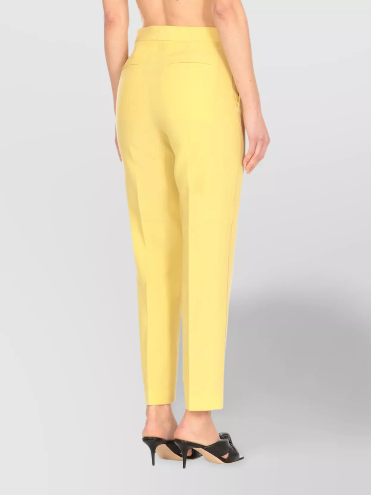 Fabiana Filippi Straight Wool Trousers Belt Loops