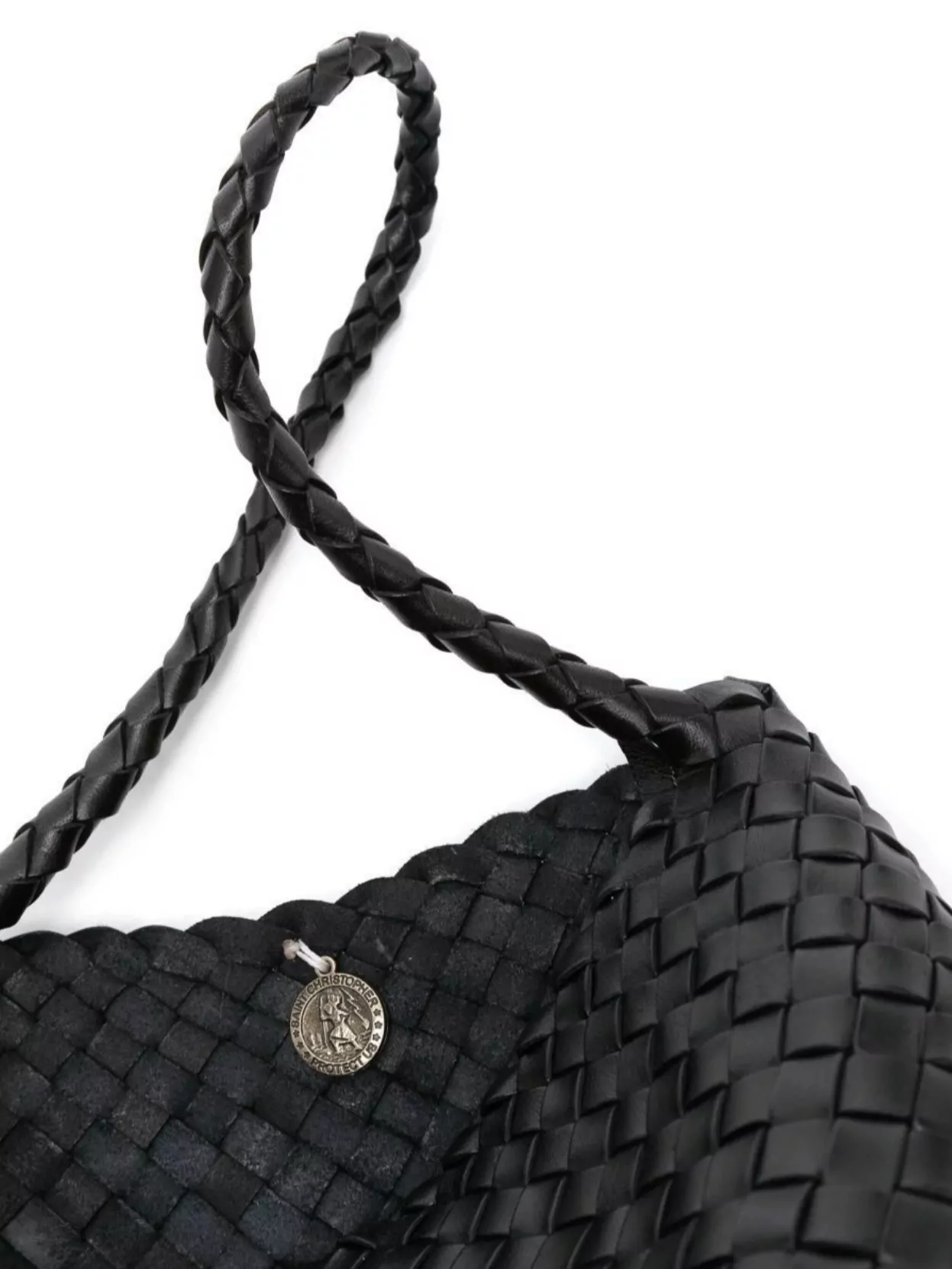 Dragon Diffusion Woven Texture Fixed Strap Top Handle