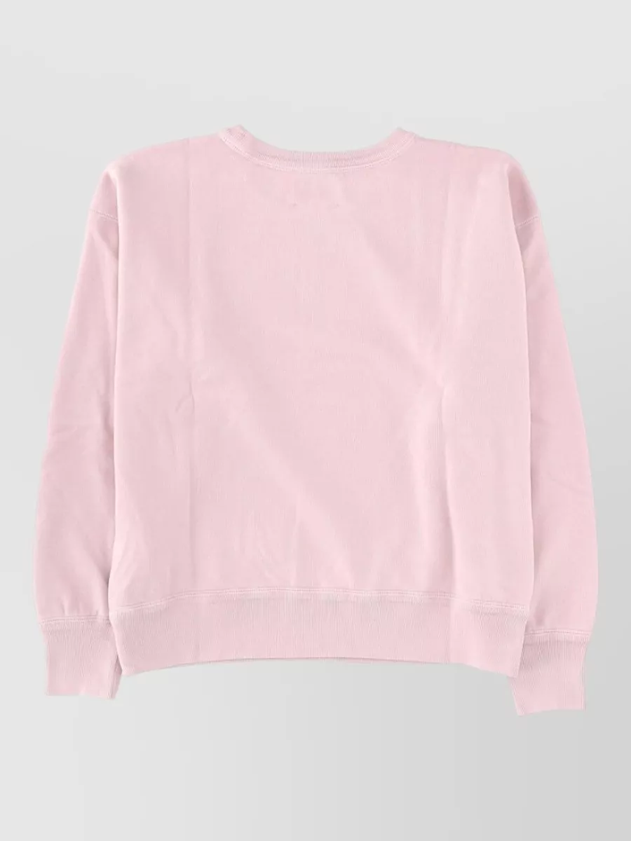 Isabel Marant Étoile Knit Sweater Crew Neck Long Sleeves In Pink