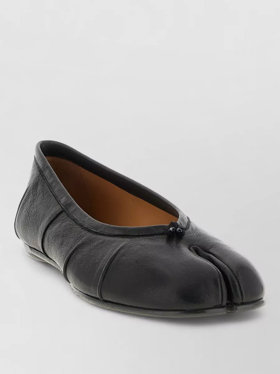 Maison Margiela Leather Tabi Ballerina Shoes