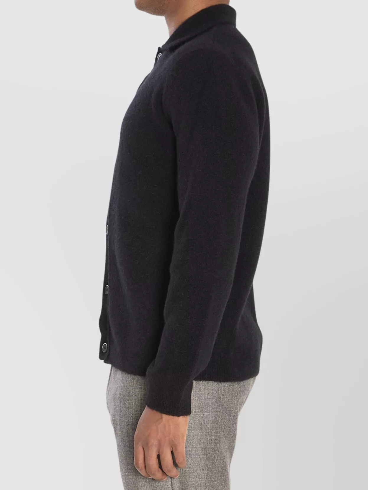 Barena Alpaca Wool Blend Knit Shirt