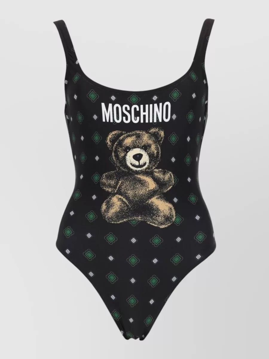 Moschino Printed one-piece swimsuit