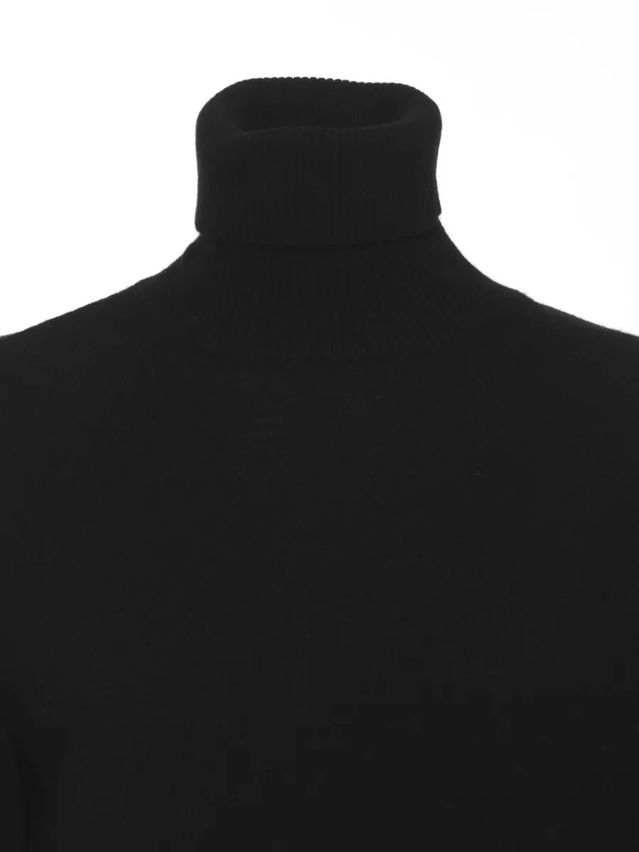 Woolrich Turtleneck Long Sleeve Knit Sweater Ribbed