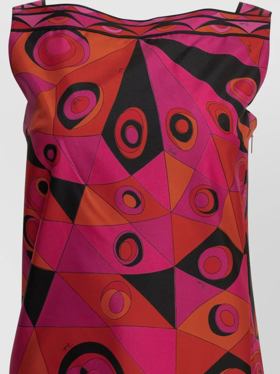 Pucci Silk Printed Knee-Length Dress
