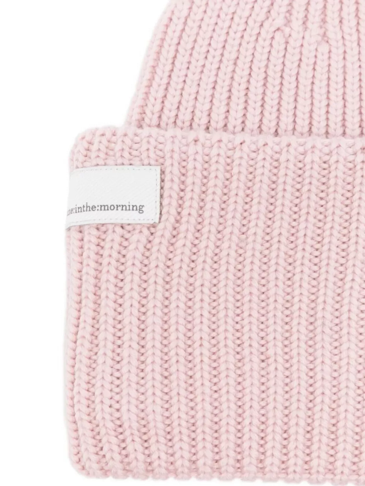 Nine In The Morning Unisex Ribbed Knit Hat With Folded Cuff