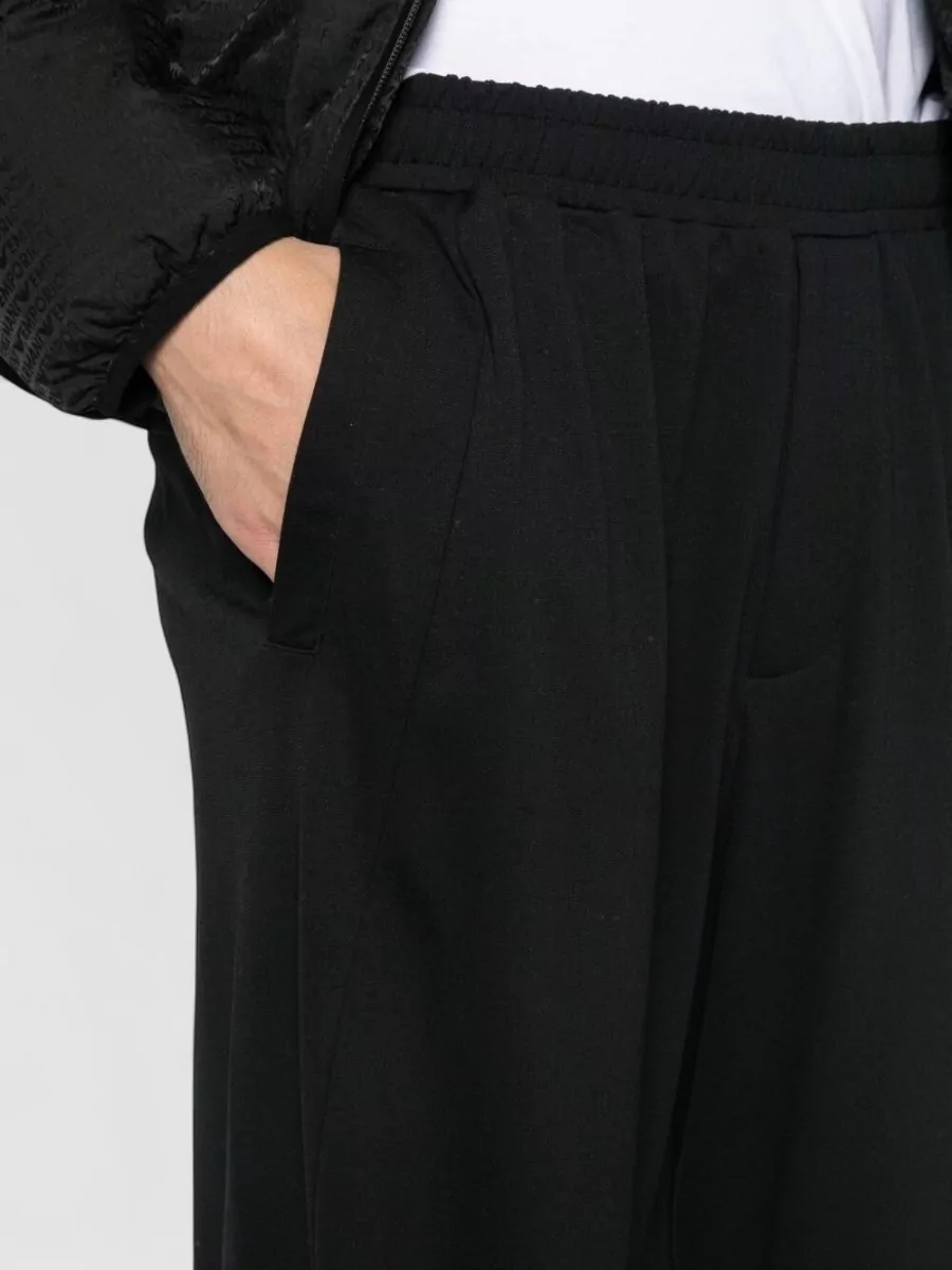 Emporio Armani Tailored Trousers Straight Cut Back Pocket