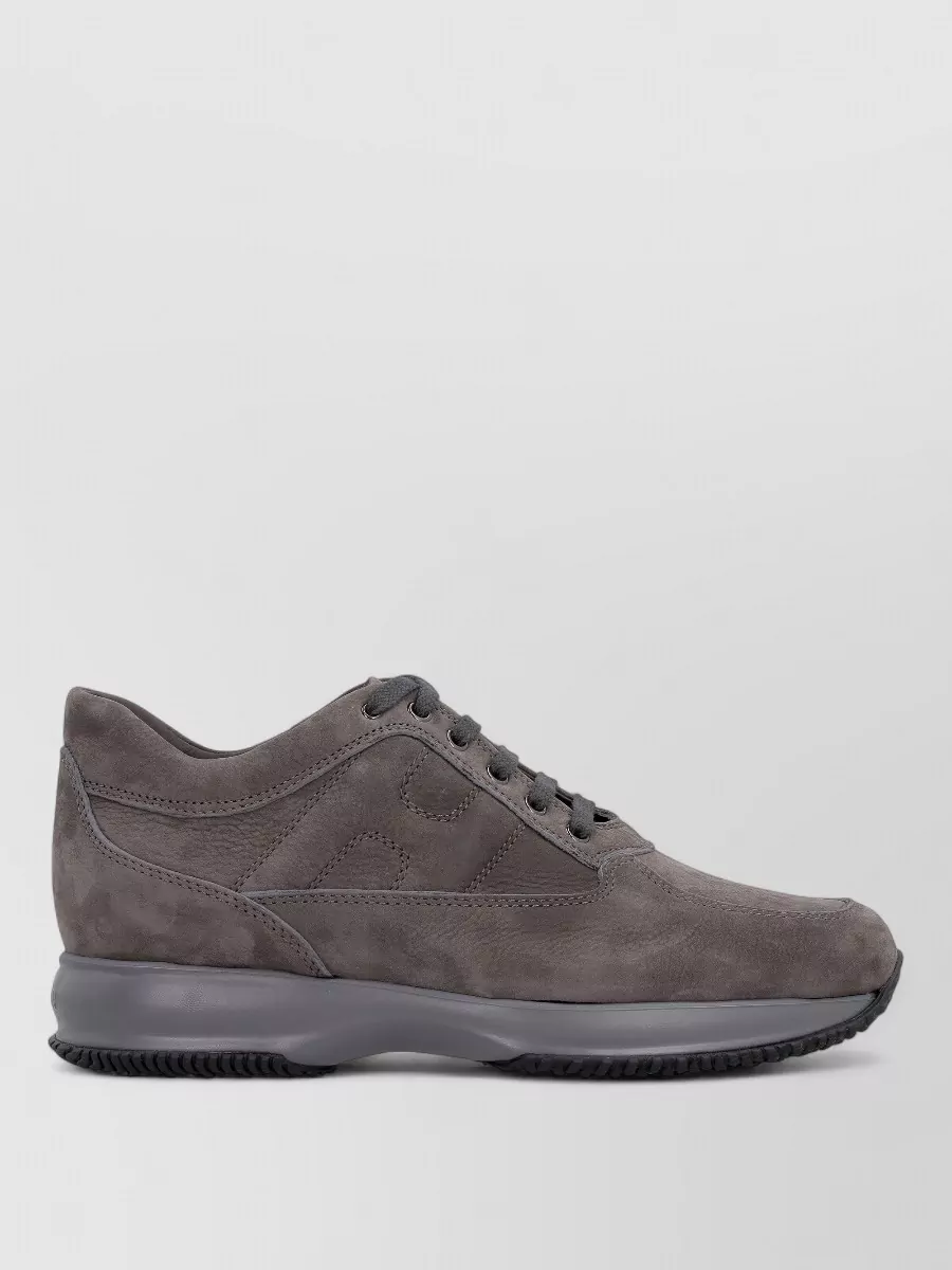 Hogan Leather Lace-Up Sneakers