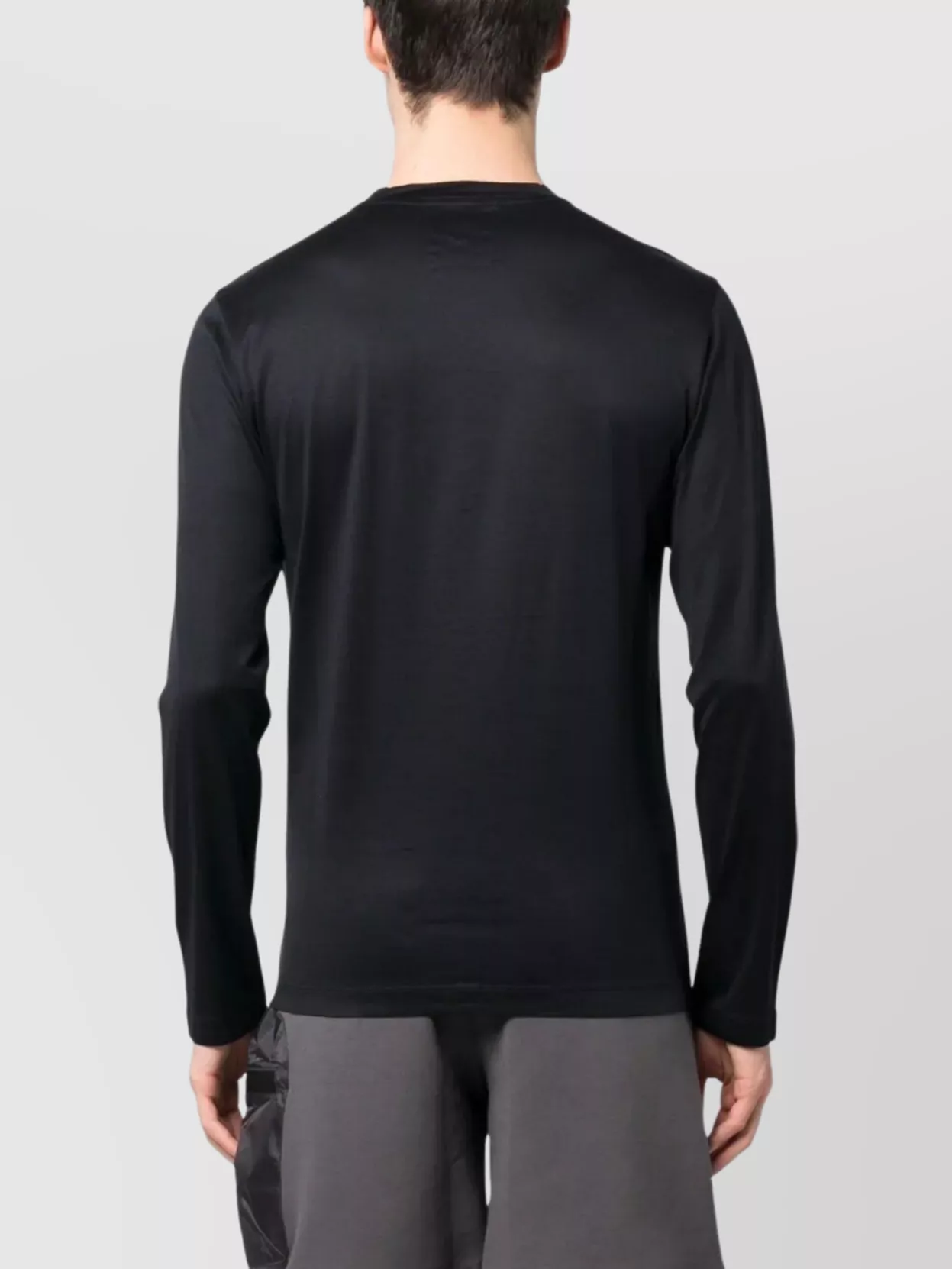 Emporio Armani Long Sleeve Lightweight Soft Fabric T-Shirt