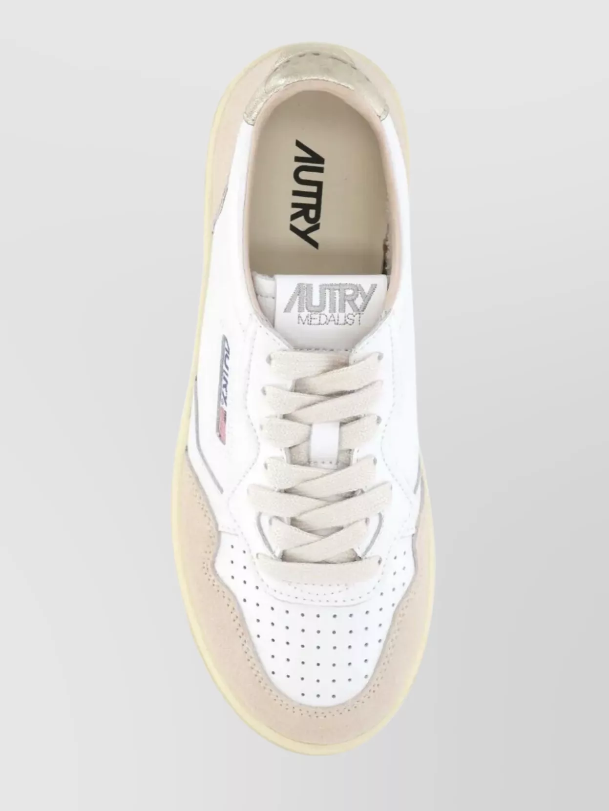 Autry Low Top Suede Sneakers With Platform Sole
