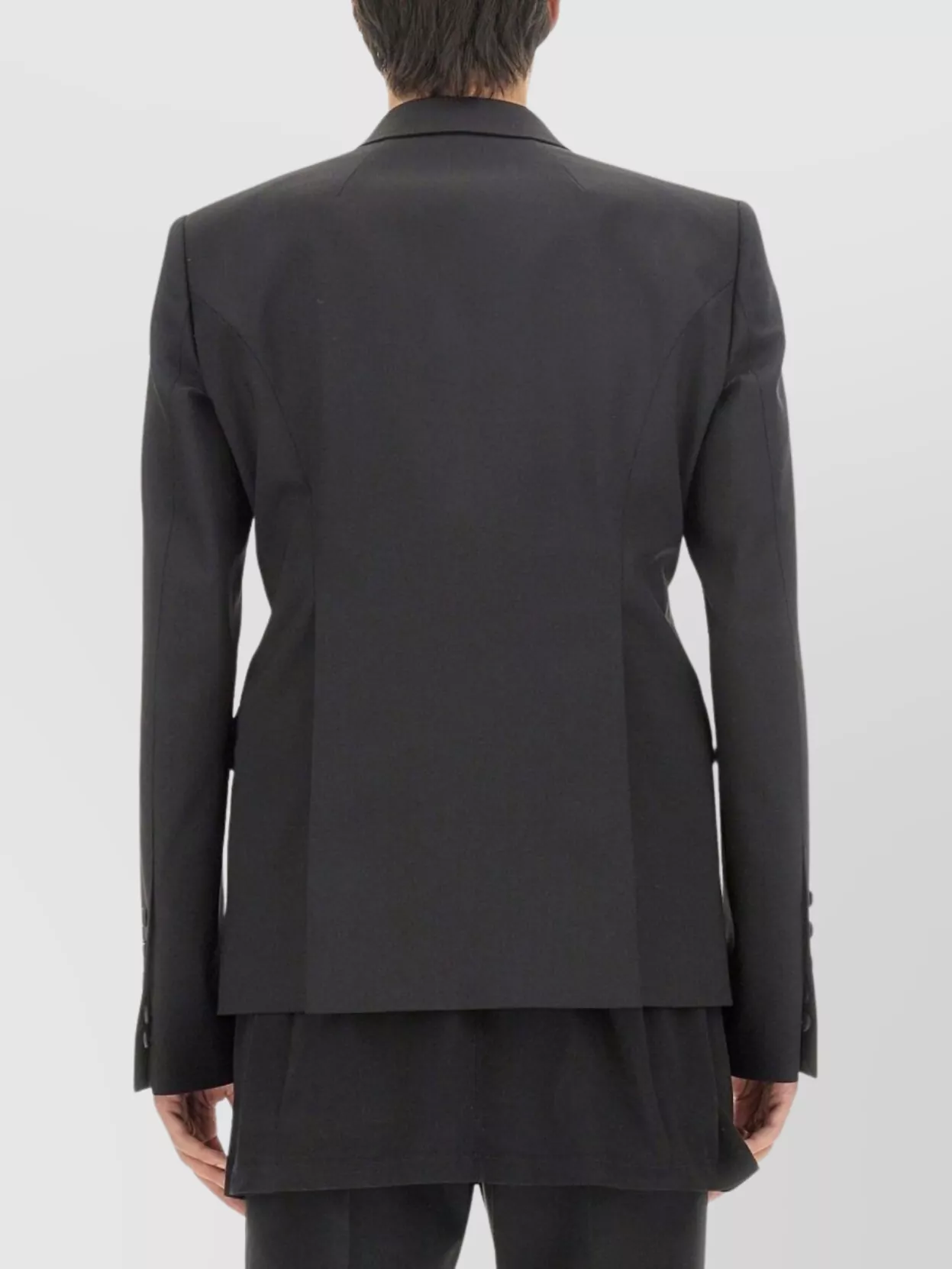 Rick Owens Blazer Tailored Structured Shoulders