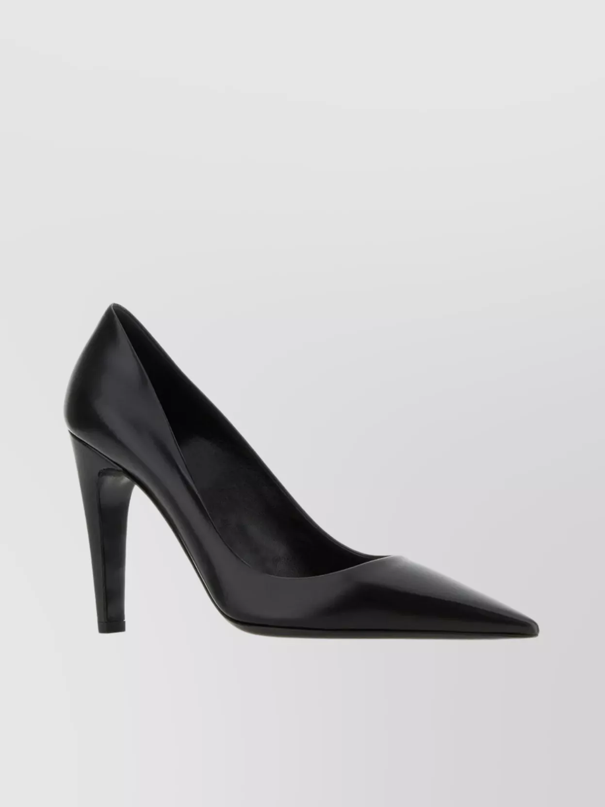 Shop Prada Leather Pumps With Italian Heel And Pointed Toe