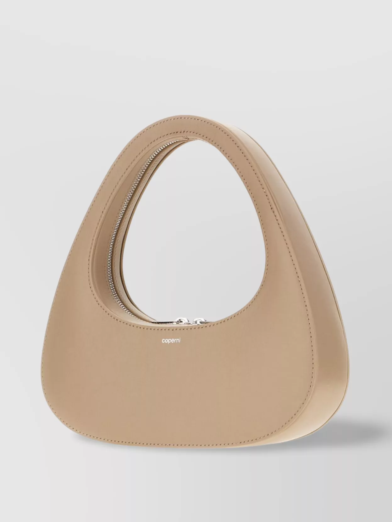 Coperni Leather Baguette Swipe Handbag
