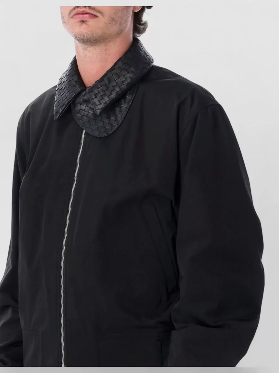 Bottega Veneta Single Breasted Bomber Jacket