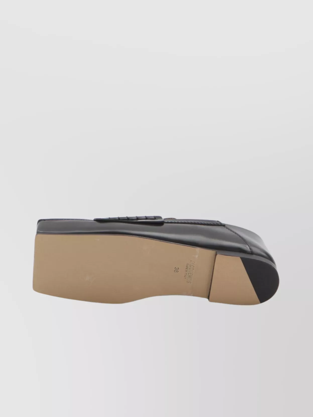 Jacquemus Square Toe Leather Loafers