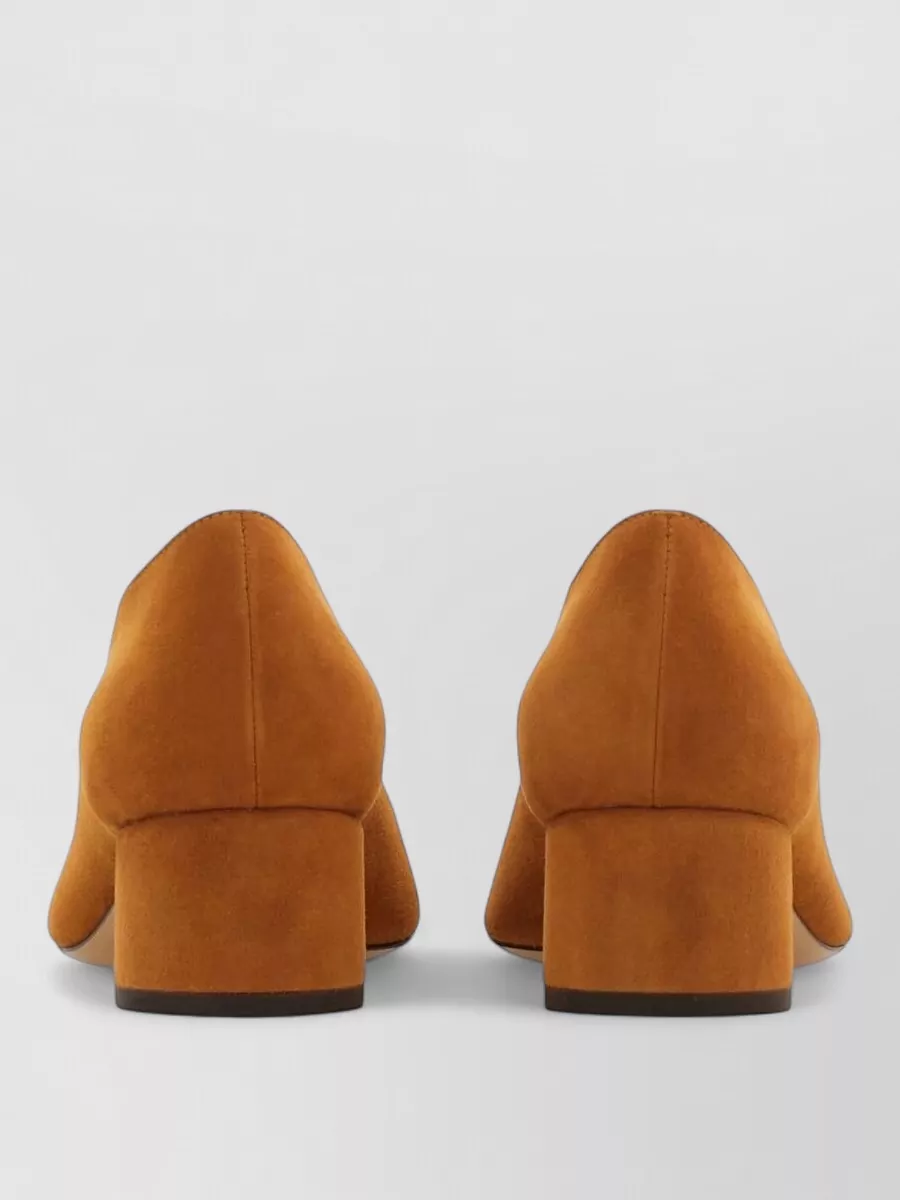 Ferragamo Suede Leather Pumps