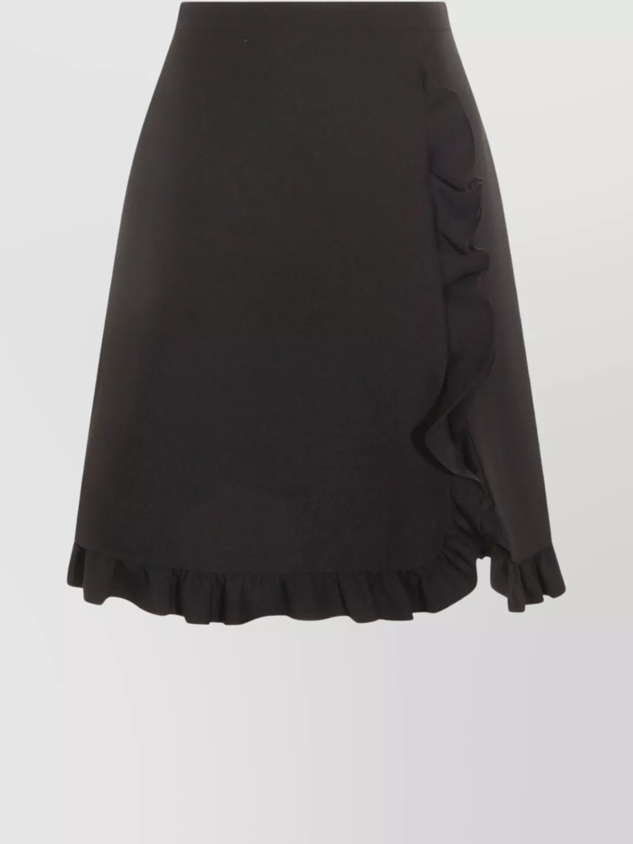 Valentino A-Line Midi Skirt Ruffle Detail