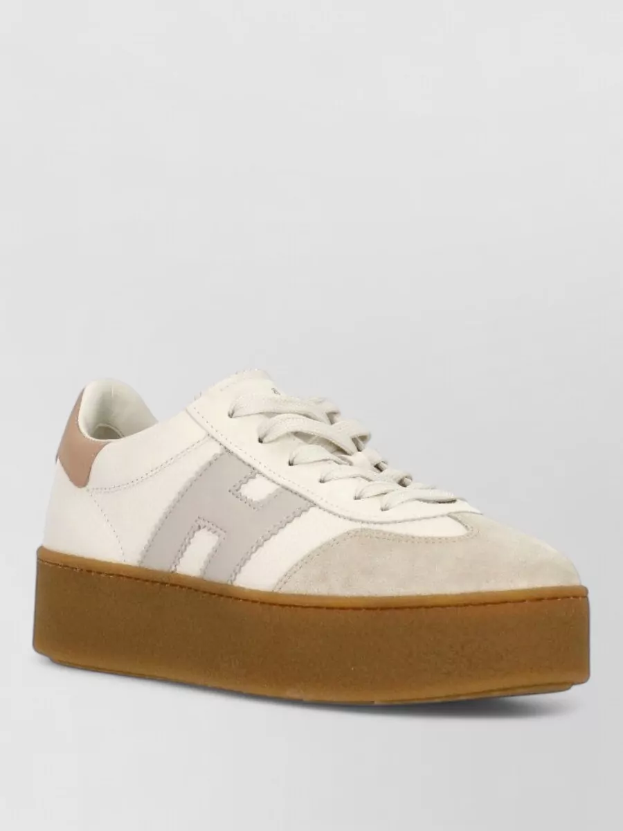 Hogan calf leather low-top sneakers