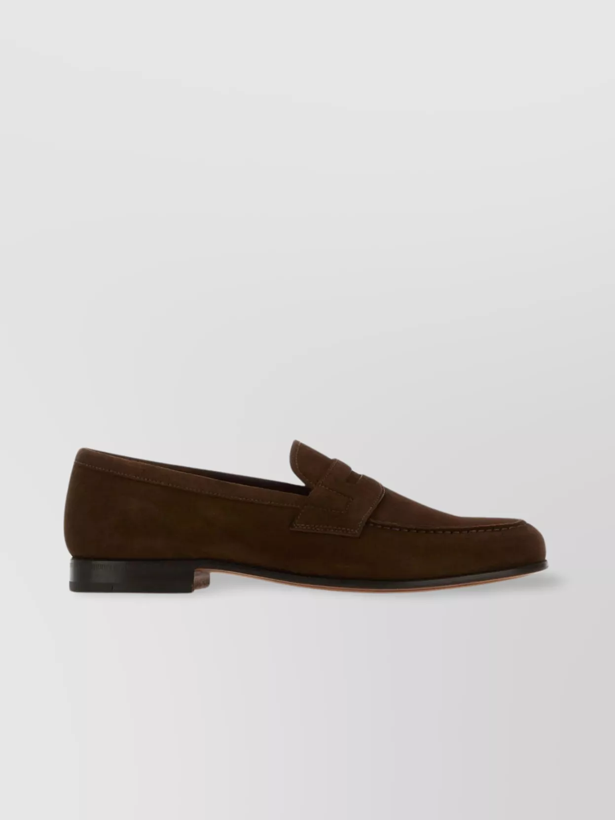 Shop Church's Stitched Almond Toe Loafers