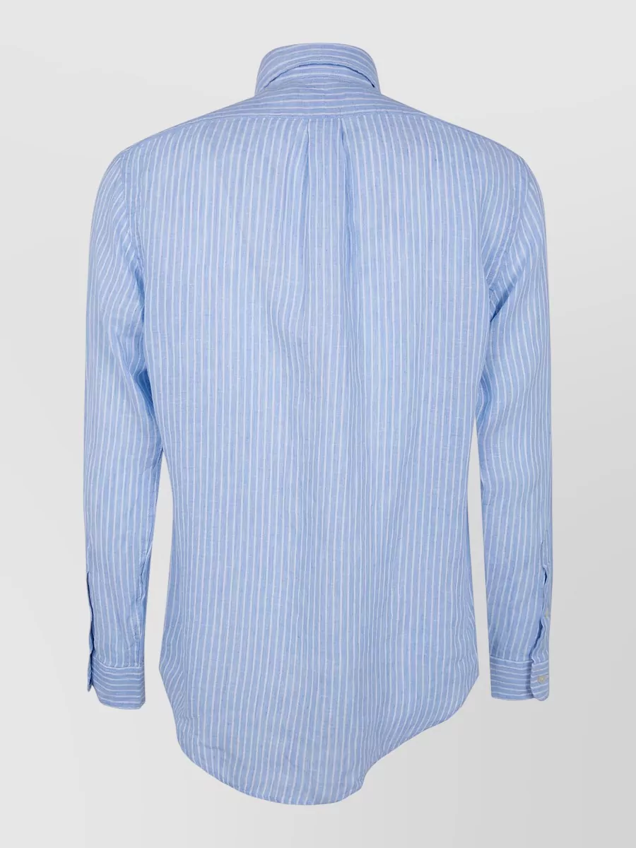 Polo Ralph Lauren Striped Long-Sleeve Linen Shirt