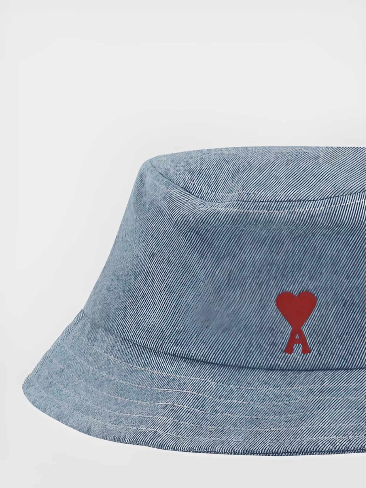 Ami Alexandre Mattiussi Ami Paris Ami De Coeur Embroidery Bucket Hat