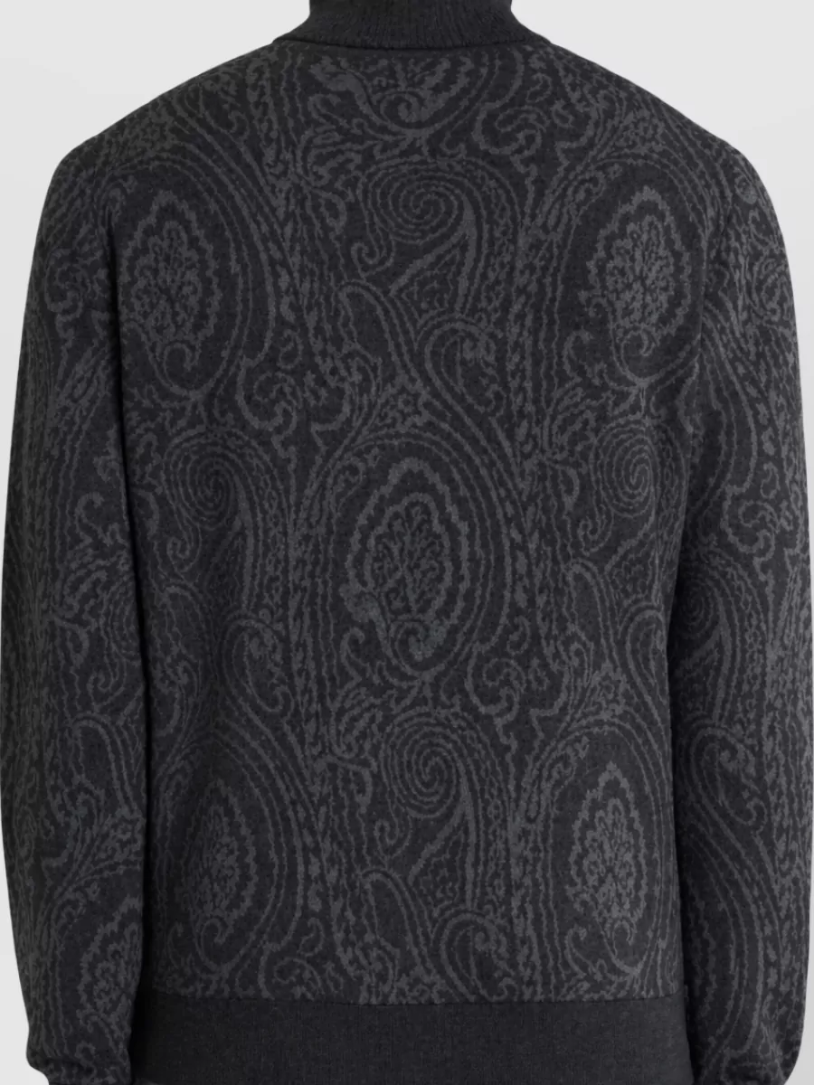 Etro Paisley Jacquard Wool Tank Top