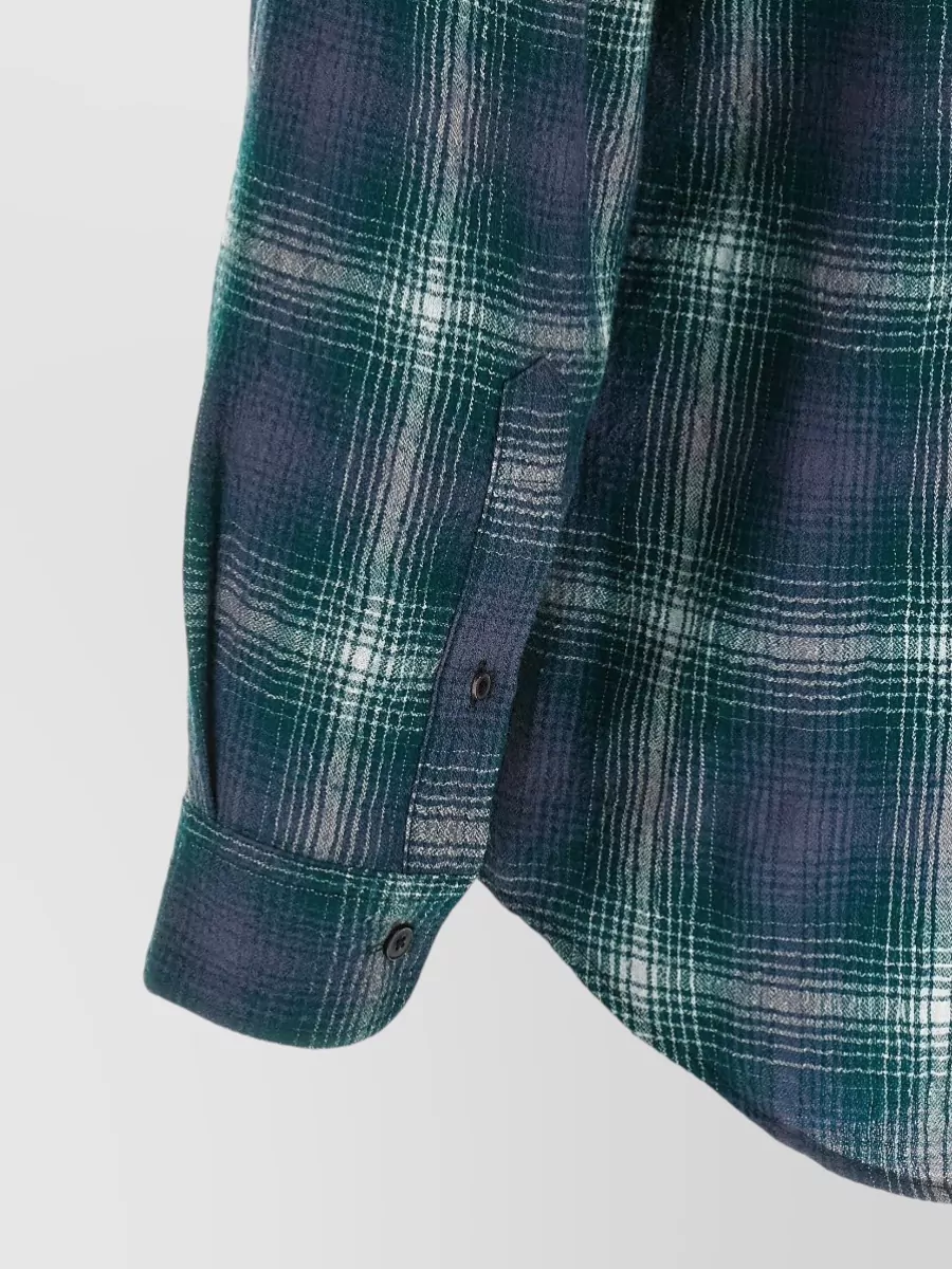 Auralee Wool Check Shirt
