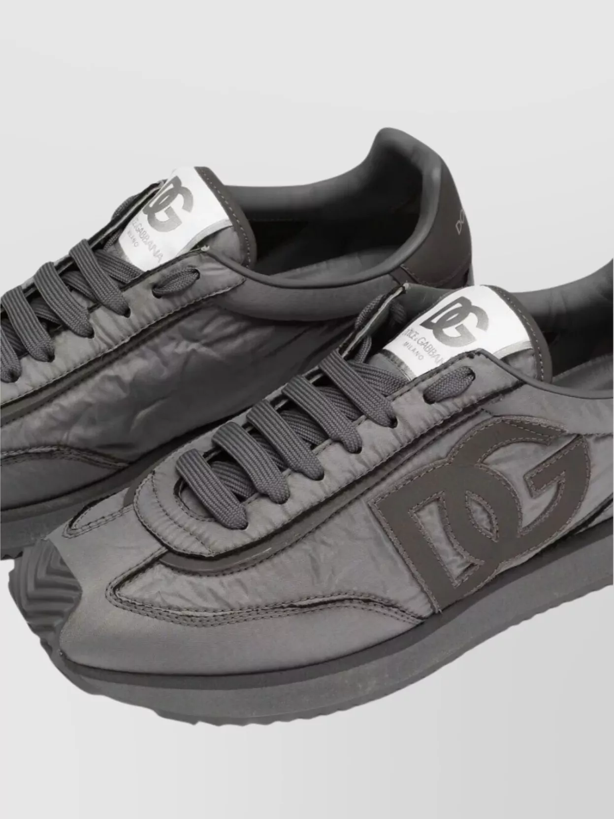 Dolce&Gabbana Cushion Nylon Sneakers Rubber Sole