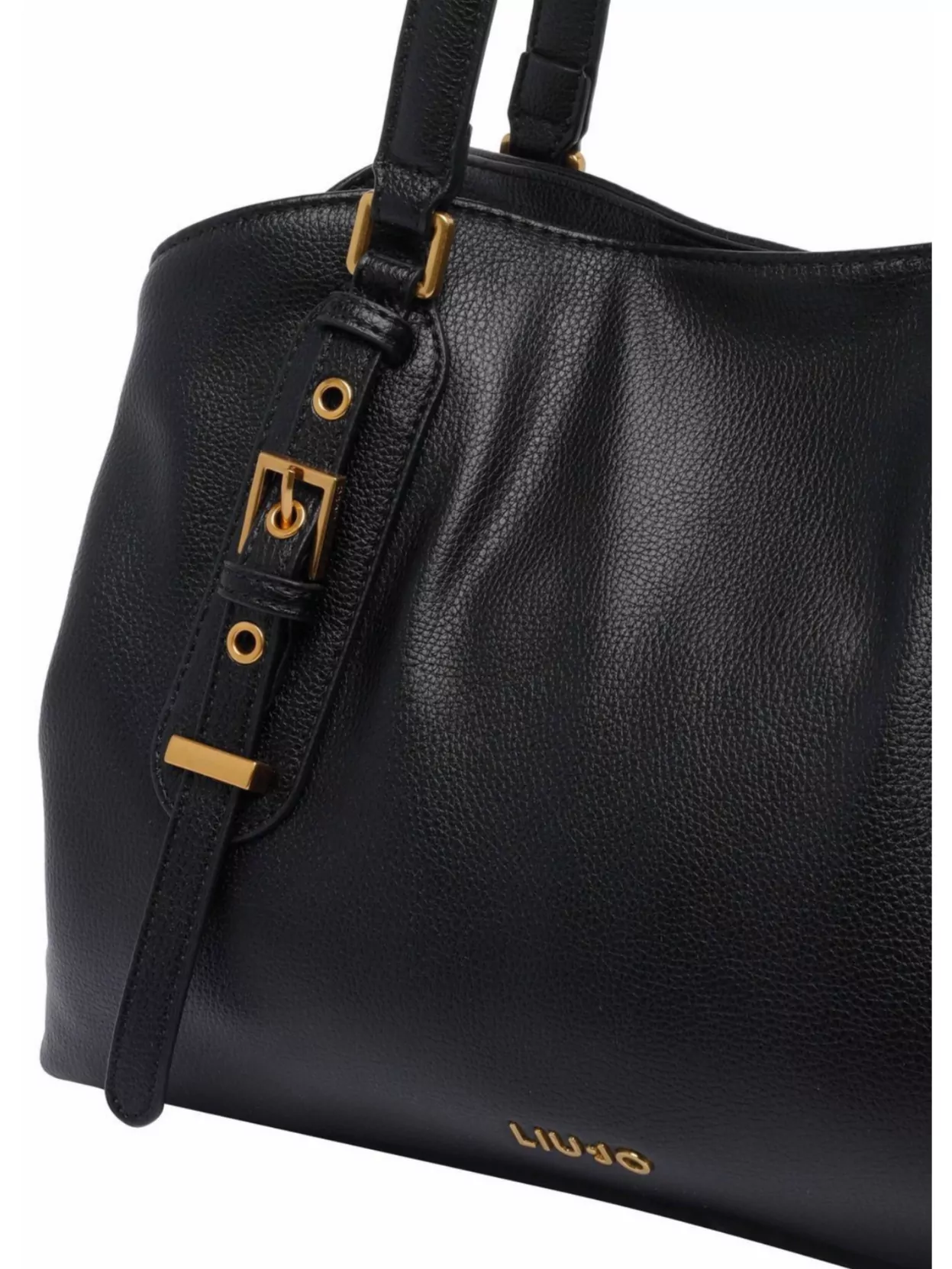 Liu Jo Medium Satchel Bag Buckle Accents