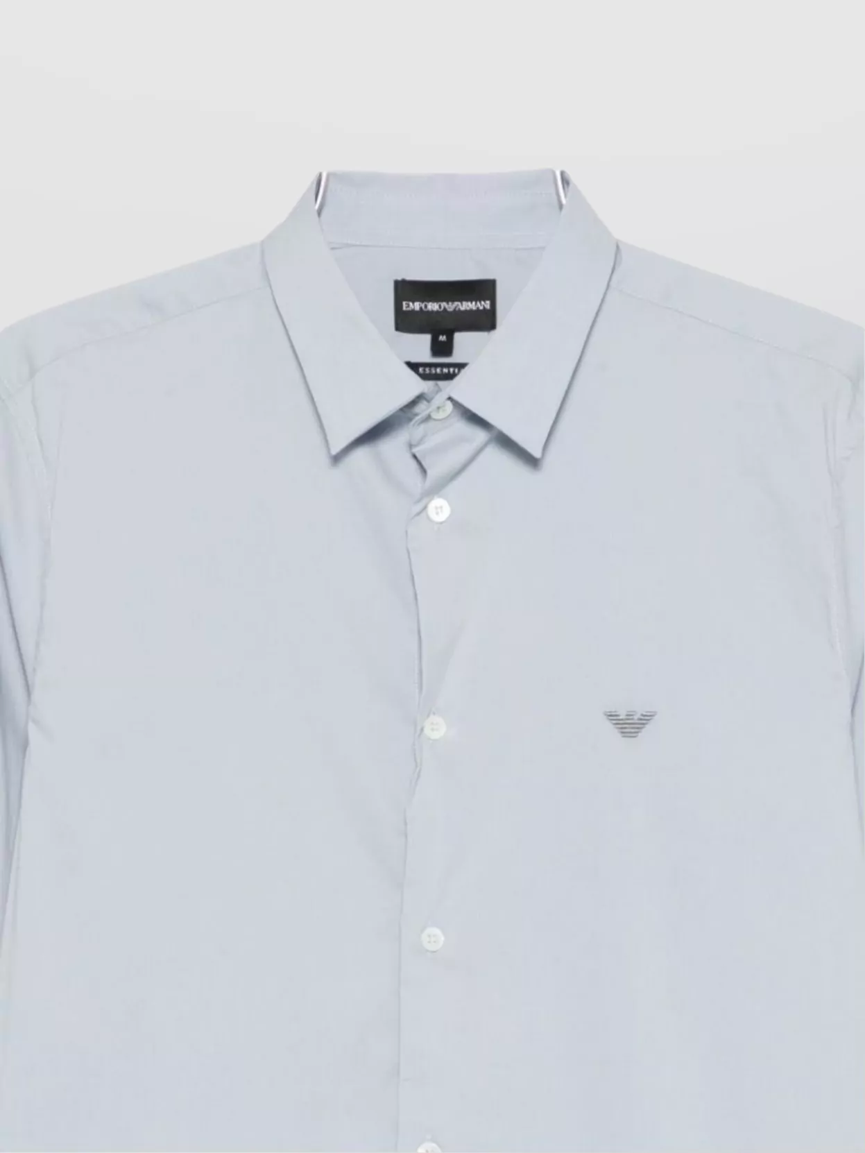 Emporio Armani Long Sleeve Button-Down Collar Cotton Shirt