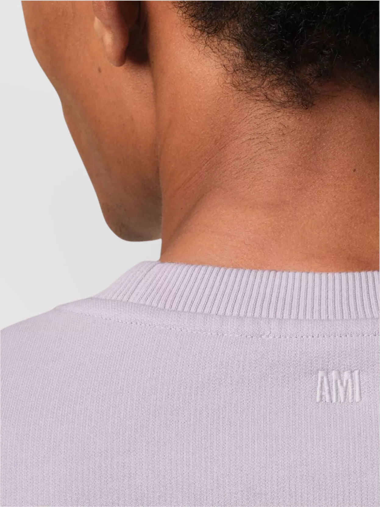 Ami Paris Crew Neck Cotton Sweatshirt