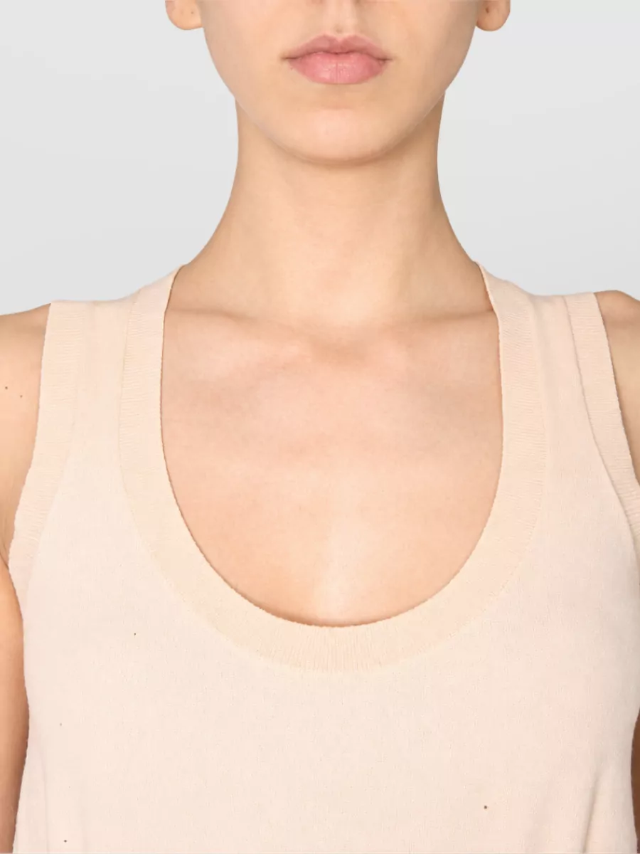 Bottega Veneta Cashmere Sleeveless Knitted Top