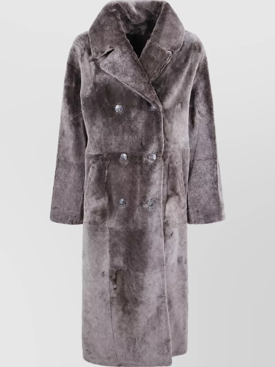 Yves Salomon leather coat