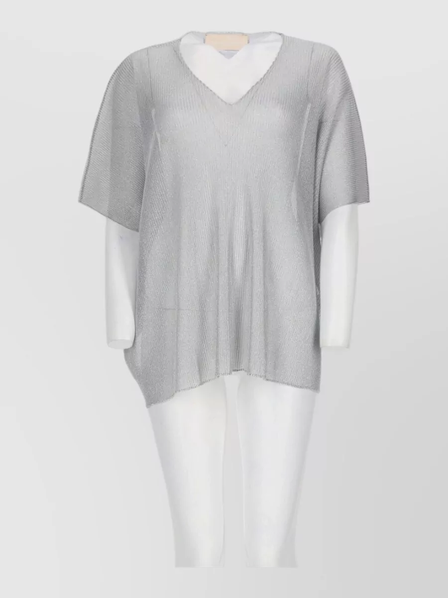 Circus Hotel v-neck knitted top