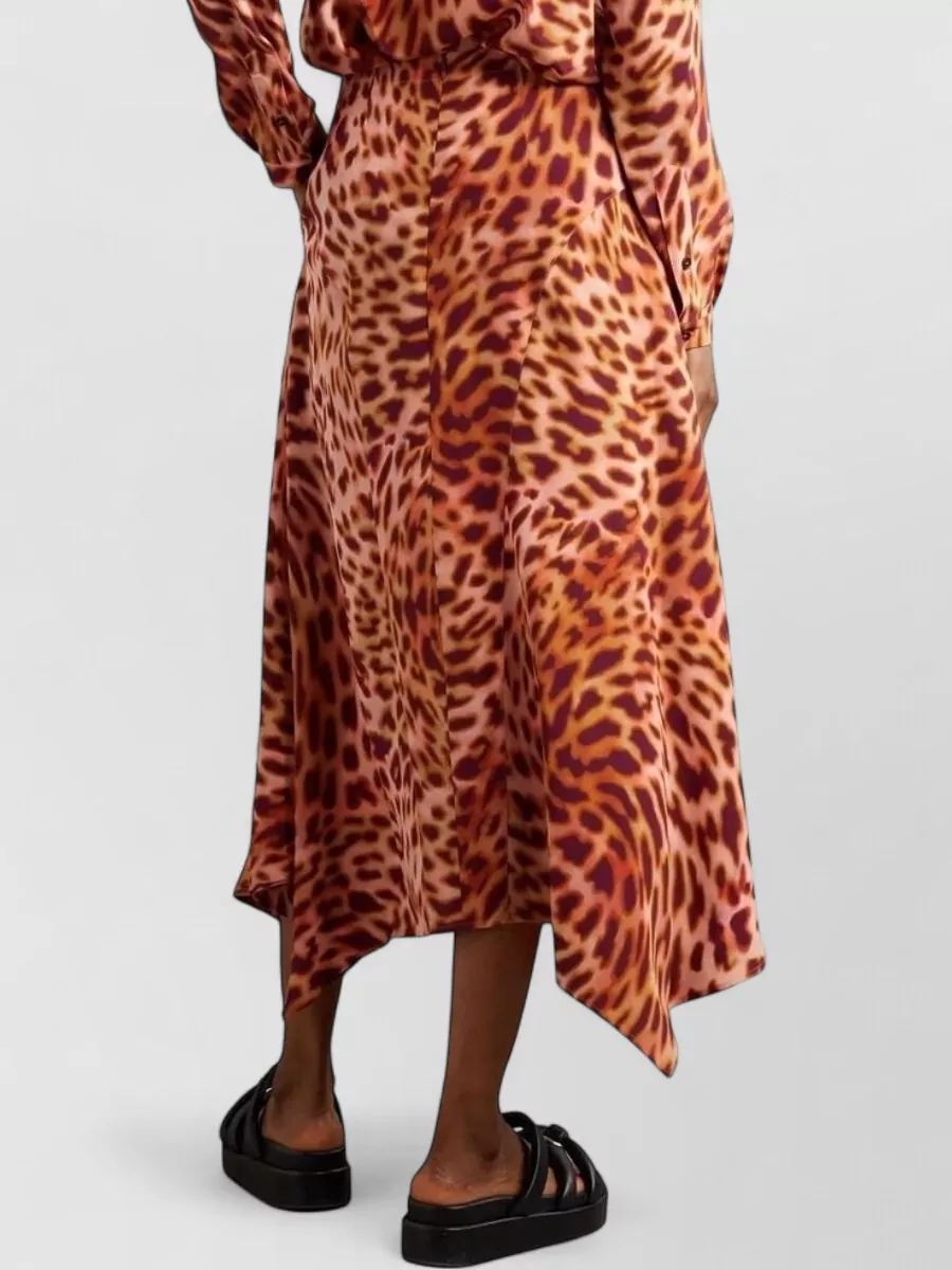 Stella Mccartney Silk Midi Skirt