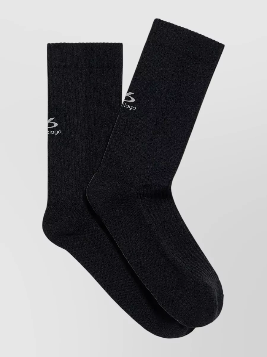 Balenciaga technical knit high socks